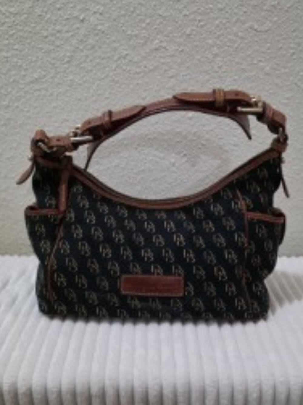 Doo-ney & Bourke Black and Brown Hobo bag